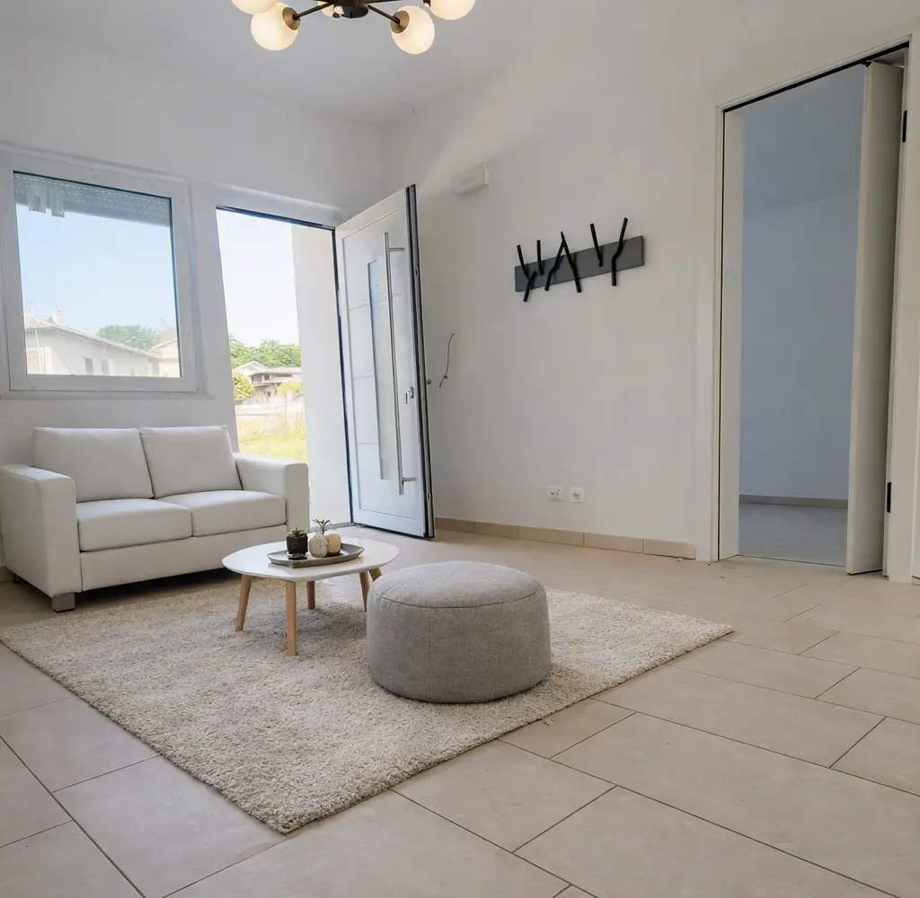 Scurcola Marsicana – Via Fonte Ciofani – casa semindipendente di nuova costruzione con giardino privato